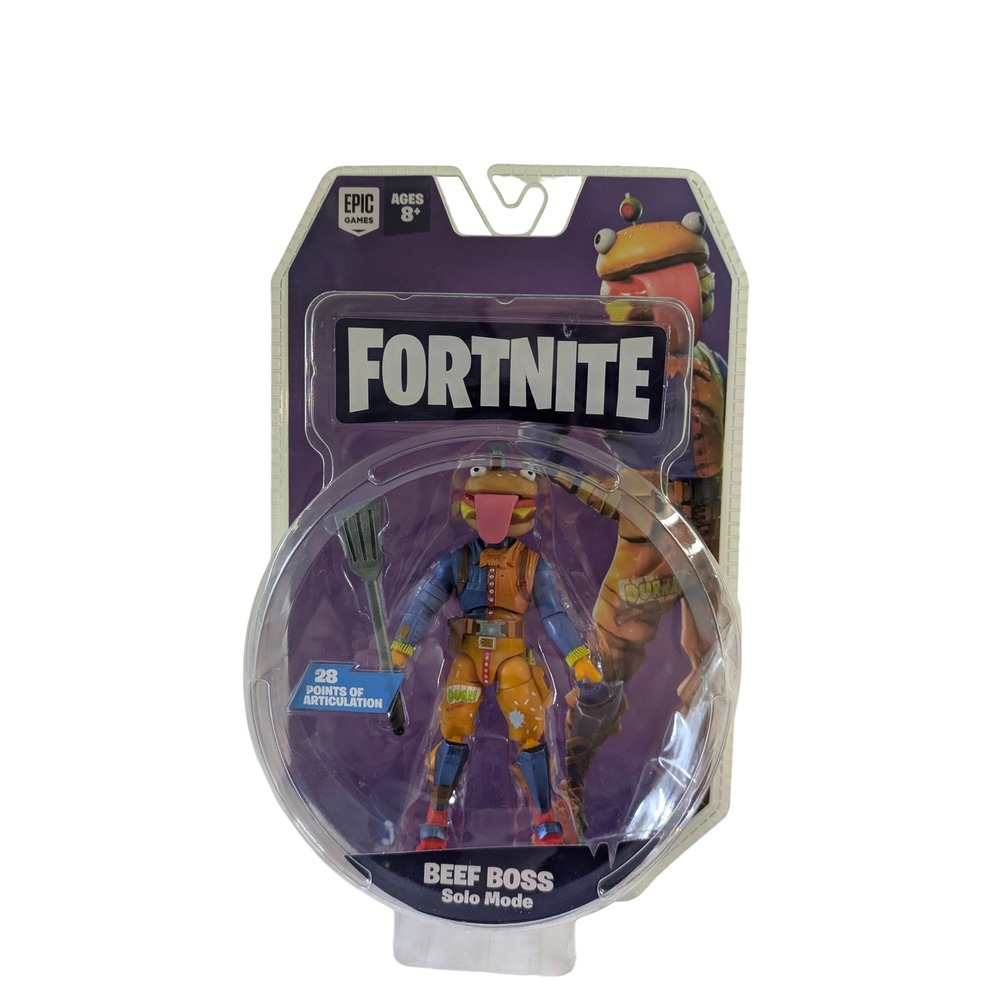 Fortnite Beef Boss Solo Mode 4 Inch Action Figure Jazwares‎ FNT0682 New